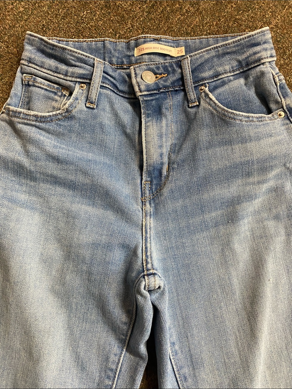 Levi's Light Blue Flare Jeans - Picture 5 of 9